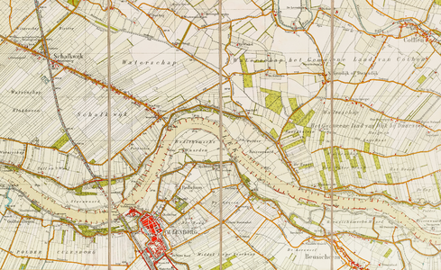  Topografische kaart 1: 25.000. Blad 486 (Culemborg). Culemborg en omgeving