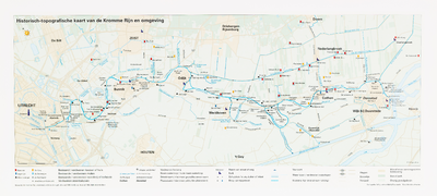  Historisch-topografische kaart van de Kromme Rijn en omgeving