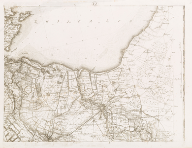  [Karte von der Waal, von dem Untern-Rhein, dem Leck, von der Merwede und der Maas.] Blad 42 [Amersfoort en Zuiderzee]