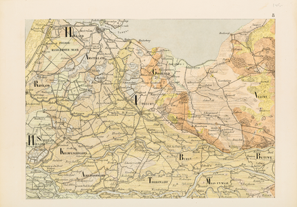  [Wegenkaart van de provincie Utrecht met aangrenzende landstreken.] Blad 8