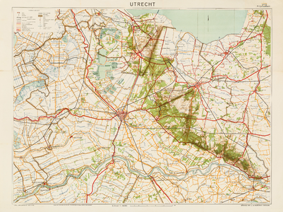  Sleeswijk's kaart van Utrecht voor wandelaars en automobilisten