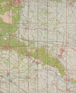  Topografische kaart 1:25.000. Bladen 32D (Woudenberg), 32G (Barneveld), 39B (Wijk bij Duurstede), 39E (Rhenen)