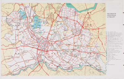 Recreatie[kaart] Provincie Utrecht
