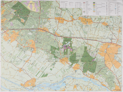  [Kaart van de] Utrechtse Heuvelrug
