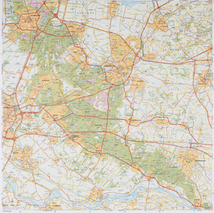  Kaart voor vakantie en vrije tijd. 19 (Utrecht-Oost, Heuvelrug/Eemland)