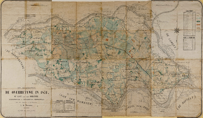  Het Polderdistrict De Overbetuwe in 1871, op last van den Dijkstoel hydrografisch en topografisch voorgesteld