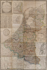  Carte Chorographique du Royaume des Pays-Bas [met administratieve en juridische indelingen]