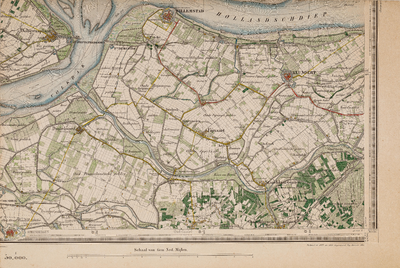  Topografische kaart 1:50.000. Blad 43 (Willemstad) [rechteronderblad]