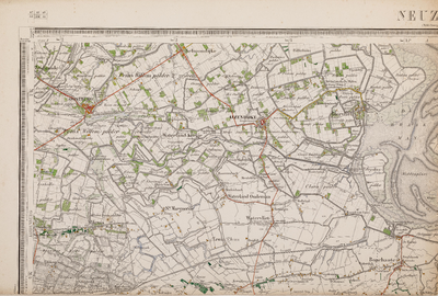  Topografische kaart 1:50.000. Blad 49 (Neuzen (Middelburg)) [linkerbovenblad]