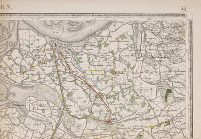 Topografische kaart 1:50.000. Blad 49 (Neuzen (Middelburg)) [rechterbovenblad]