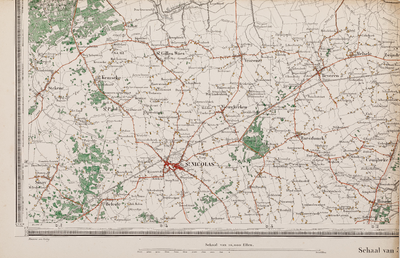  Topografische kaart 1:50.000. Blad 55 (Hulst (Bergen op Zoom)) [linkerbenedenblad]
