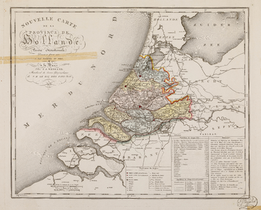  Nouvelle Carte de la Province de [Sud-] Hollande, (Partie Septentrionale.)