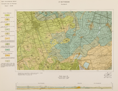  Geologische kaart van Nederland. 1:50.000. Blad 37 (Rotterdam) Kwartblad II.