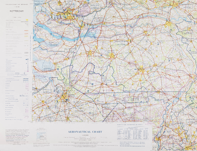  Overzichtskaart van Nederland. 1:250.000. Blad Rotterdam. Aeronautical Chart