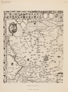  De Kaarten van de Nederlandsche Provinciën in de zestiende eeuw door Jacob van Deventer. PL. 1 (Brabant met Limburg) ...