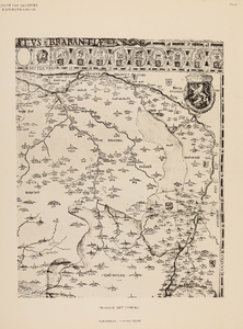  De Kaarten van de Nederlandsche Provinciën in de zestiende eeuw door Jacob van Deventer. PL. 2 (Brabant met Limburg) ...