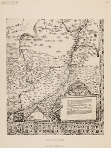  De Kaarten van de Nederlandsche Provinciën in de zestiende eeuw door Jacob van Deventer. PL. 4 (Brabant met Limburg) ...