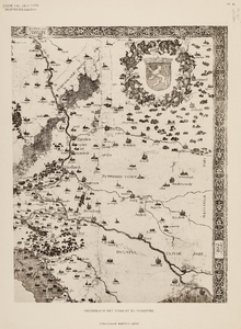  De Kaarten van de Nederlandsche Provinciën in de zestiende eeuw door Jacob van Deventer. PL. 10 (Gelderland met ...