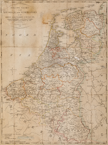  Nieuwe kaart van het Koningkrijk der Nederlanden en het Groot Hertogdom Luxemburg, volgens de bepalingen van het ...