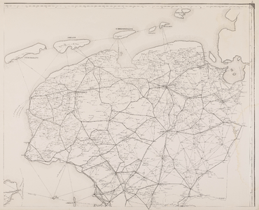  Afstands-wijzer van het Koninkrijk der Nederlanden 1:200.000 [herdruk uitgave 1862]. 2.