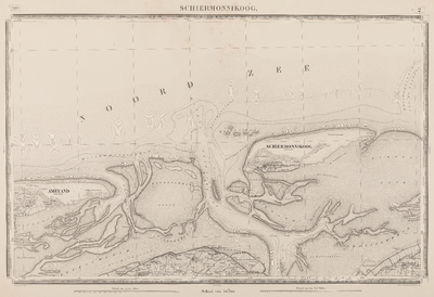  Topographische en Militaire Kaart van het Koningrijk der Nederlanden 1:50.000. Blad 2 (Schiermonnikoog)