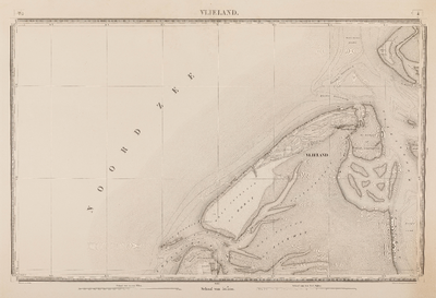  Topographische en Militaire Kaart van het Koningrijk der Nederlanden 1:50.000. Blad 4 (Vlieland)