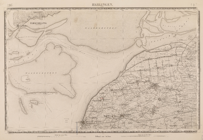  Topographische en Militaire Kaart van het Koningrijk der Nederlanden 1:50.000. Blad 5 (Harlingen)