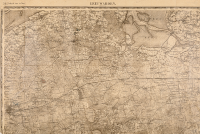  Topographische en Militaire Kaart van het Koningrijk der Nederlanden 1:50.000. Blad 6 (Leeuwarden) [latere uitgave]