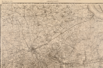  Topographische en Militaire Kaart van het Koningrijk der Nederlanden 1:50.000. Blad 7 (Groningen) [latere uitgave]