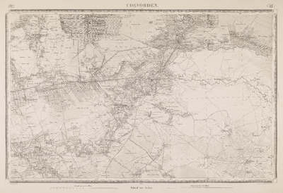  Topographische en Militaire Kaart van het Koningrijk der Nederlanden 1:50.000. Blad 22 (Coevorden)