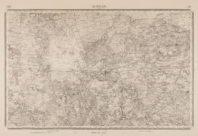  Topographische en Militaire Kaart van het Koningrijk der Nederlanden 1:50.000. Blad 28 (Almelo)