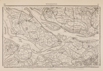  Topographische en Militaire Kaart van het Koningrijk der Nederlanden 1:50.000. Blad 43 (Willemstad)