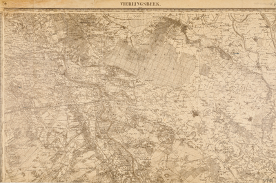  Topographische en Militaire Kaart van het Koningrijk der Nederlanden 1:50.000. Blad 46 (Vierlingsbeek) [latere uitgave]