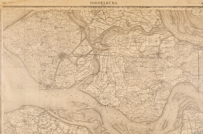  Topographische en Militaire Kaart van het Koningrijk der Nederlanden 1:50.000. Blad 48 (Middelburg) [latere uitgave]