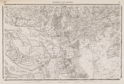  Topographische en Militaire Kaart van het Koningrijk der Nederlanden 1:50.000. Blad 49 (Bergen op Zoom)