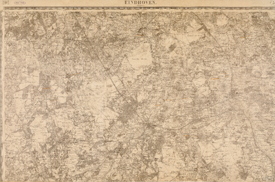  Topographische en Militaire Kaart van het Koningrijk der Nederlanden 1:50.000. Blad 51 (Eindhoven) [latere uitgave]