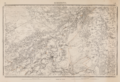  Topographische en Militaire Kaart van het Koningrijk der Nederlanden 1:50.000. Blad 58 (Roermond)