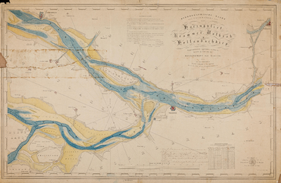  Hydrographische kaart der Vaarwaters van het Haringvliet, Krammer, Volkerak & Hollandschdiep