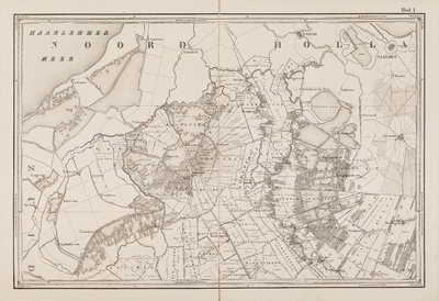  Kaart van de provincie Utrecht, vervaardigd op last van: De Edel Groot Achtbare Heeren Staten van dat gewest. 1:50.000 ...