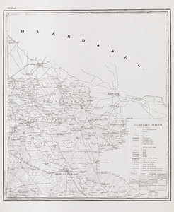  Topographische kaart van de provincie Gelderland. 1:250.000 (blad 6)