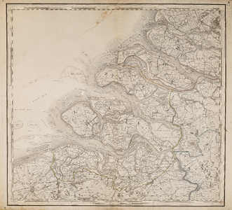  Choro-Topographische Kaart der Noordelijke Provincien van het Koningrijk der Nederlanden. 1:115.200 (blad 1)