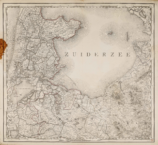  Choro-Topographische Kaart der Noordelijke Provincien van het Koningrijk der Nederlanden. 1:115.200 (blad 5)
