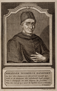  Portret van Johannes Wesselus Gansfort (ca. 1419-1489)