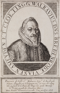  Portret van Walraven van Brederode, heer van Vianen enz. (1547-1614)