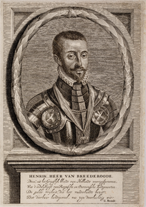  Portret van Henrik, heer van Brederode (1531-1568)