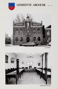  Serie foto's van 45 raadzalen en gemeentehuizen in de provincie Utrecht: gemeente Abcoude