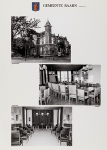  Serie foto's van 45 raadzalen en gemeentehuizen in de provincie Utrecht: gemeente Baarn