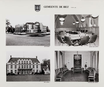  Serie foto's van 45 raadzalen en gemeentehuizen in de provincie Utrecht: gemeente De Bilt