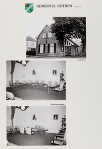  Serie foto's van 45 raadzalen en gemeentehuizen in de provincie Utrecht: gemeente Cothen