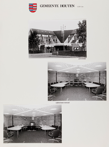  Serie foto's van 45 raadzalen en gemeentehuizen in de provincie Utrecht: gemeente Houten